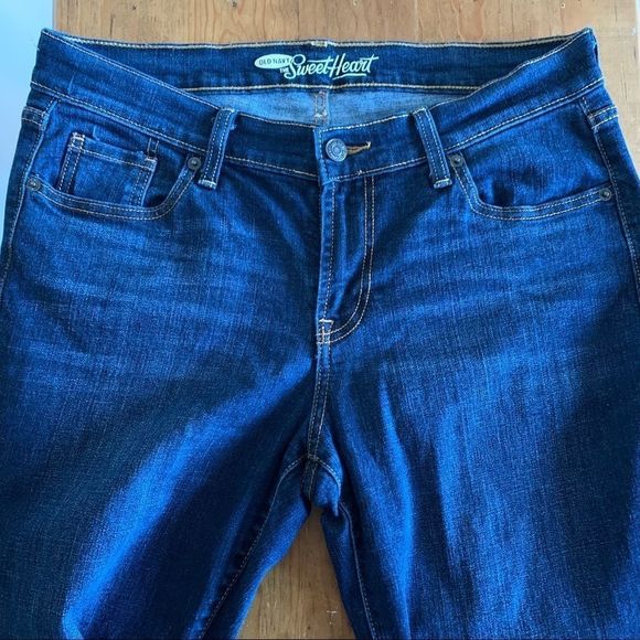 Old Navy The Sweetheart Jeans Boot Cut Mid Rise Straight Leg Sz 8 - Picture 7 of 7